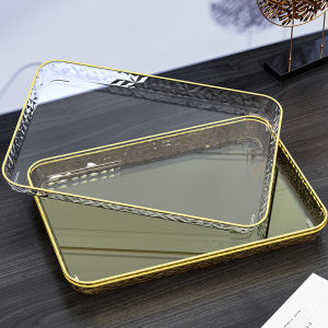 Rectangular Tray Tea Tray 2024 New Home Dining Plate Luxury Sensation Dish Commercial Restaurant Water Cup Tray