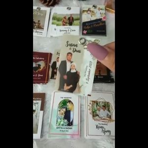 Hangtag Wedding Souvenir Hang Tag Label Pernikahan Custom Ucapan Nikah Zennida