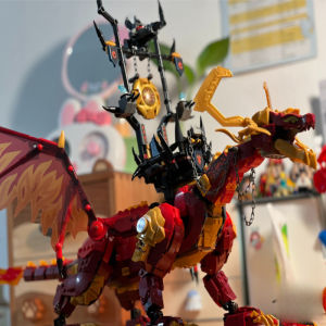 ตัวต่อ MOC Phantom Series รุ่น 71822 มังกรพุทธาราศี มังกรเปลวไฟ ของเล่นเด็กสำหรับประกอบเป็นของขวัญ