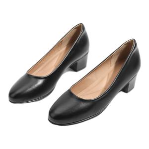 Soft Sole Black Silent Flight Attendant High Heels for Women