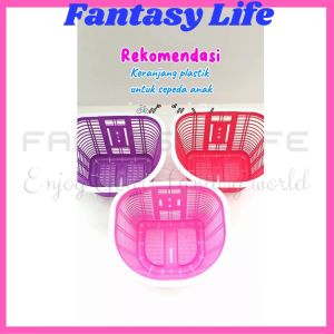 Fantasy Keranjang sepeda anak plastik untuk sepeda ban 12, 16 dan 18