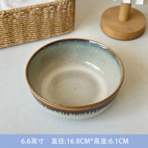 จานเซรามิกสไตล์ญี่ปุ่นย้อนยุคสำหรับเส้นหมี่สแตนเลส จานเนื้อสีดำ จานเส้นตรงสำหรับผู้ใหญ่ จานเส้น จานอาหาร จานเนื้อ จานเส้น