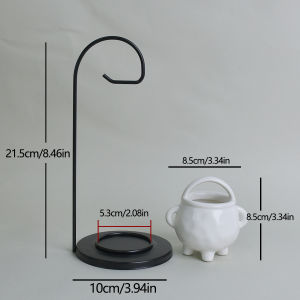 1 Máy Tính Gốm Sứ Tinh Dầu Có Móc Sắt Trang Trí Hương Liệu Trong Nhà Hương Thơm Trang Trí Cho Phòng Khách Không Có Hương