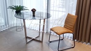 Seahorse Experia - Meja Makan | Meja Tamu - Stainless Premium Kuat Knockdown