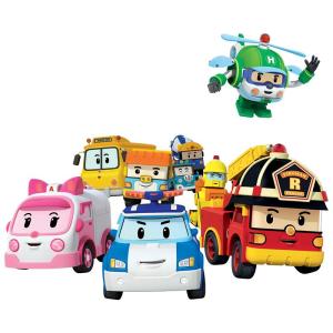 Robocar Poli | Transformable Police Car Alloy Toy with Inertia for Boys