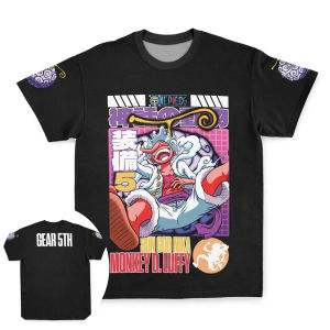 Bandai | One Piece Mens and Womens T-shirt Roronoa Zoro Anime Tee Summer and Spring Boys Short Sleeves Pullover Parent-child Outfits