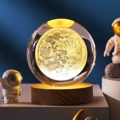 Customized Engraving Practical Glowing Crystal Ball