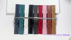 Leather Watchband 18mm 20mm 22mm 24mm Business Bracelet Black Red Brown Universal Vintage Cowhide Strap for Women Men Wrist Band
