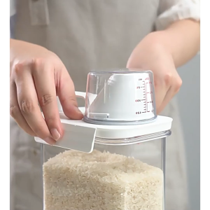 Hộp đựng bột giặt nước giặt nước xả Hộp đựng gạo bằng nhựa cao cấp chống ẩm chống tràn-HAUSE