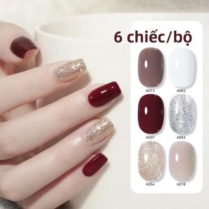 Bộ Sơn Móng Tay Gel UR SUGAR 6 Màu/bộ 15ml Bộ Sưu Tập Màu Cà Phê Màu Nâu Mùa Đông Tự Làm Bán Vĩnh Cửu Tẩy Được Thiết Kế Nail Nghệ Thuật Bộ Dụng Cụ Làm Móng
