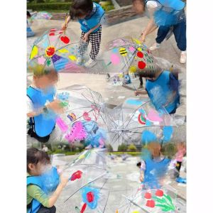 YUYOU | DIY Transparent Straight Umbrella