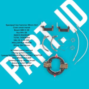 kit part set bor 3in1 GBH 2-26 RRH26 holder cup brush set