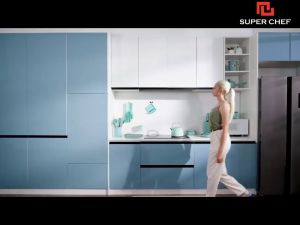 Bộ Nồi Chống Dính Ceramic Chef Blue Đáy Từ Cao Cấp Kèm Nắp Kính (16-20-24cm)