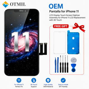OEM Ori Pantalla Screen for iphone 11 LCD Display FHD 3D Touch Screen Digitizer Assembly for models A2111 A2223 A2221 + tools