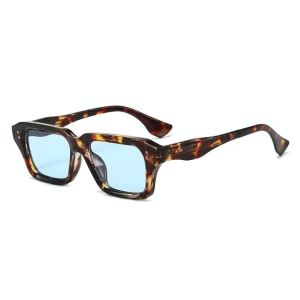 New Square Frame Arrow-Shaped Sunglasses for Men and Women Cross-Border European and American Style Personalized Matching Sunglasses 3982