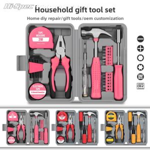 13/24 Set of Tools Kit Includes Hammer Pliers Screwdriver Tape Measure - Essential for DIY Repair and Home Handicraft Tools in Emergencies