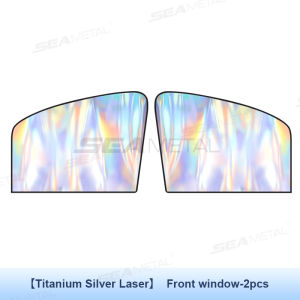 SEAMETAL Magnet Car Side Window Curtain Summer Cooling Car Sunshades UV Protector for Front/Back Window Car Styling Accessories