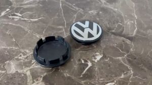 01 Chiếc logo chụp mâm ốp lazang bánh xe ô tô Volkswagen DZ-003 65mm