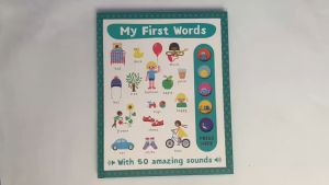 My First Words Giant Sound Book To Learn & Hear 50 Amazing Sounds For Kids
