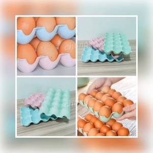 🔷 ที่วางไข่ ถาดใส่ไข่(พลาสติก) ใส่ไข่ได้15ฟอง มีหลายสีให้เลือกซื้อ CH0641📌โปรดอ่านรายละเอียดก่อนสั่งซื้อค่ะ📌
