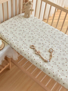 Pure Cotton Baby Bedding Cloth A-Class Nursery Childrens Patchwork Mattress Protector Cover Soft Fabric Baby Bed Canopy