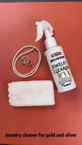 Silver Cleaner Jewelry Cleaner 120ML Non-corrosive Gold and Silver Cleaner Liquid Silver cleaner