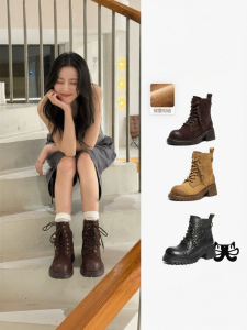 Belle | British Style Winter Insulated High Heel Ankle Boots