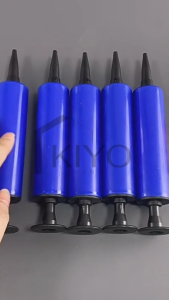 KIYO Pompa Balon Tangan Manual / Alat Pompa Tiup Angin Balloon Bola Pelampung Ban Renang / Portable Manual Hand Pump / Pompa Mini Multiwarna Serbaguna