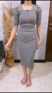 Ami Collection09 - Dress Rajut Andin / Dress Rajut Super Premium / Rajut Dress Babydool / Dress Rajut / Rajut / Dress Natalan / Dress Rajut Polos - Lazada