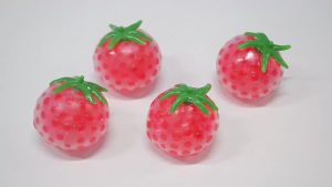 Squishy Fluid Tomato Stress Relief Squeeze Toys Slow Rising Simulation Fruit Sensory Fidget Toy Anxiety Relief Gift