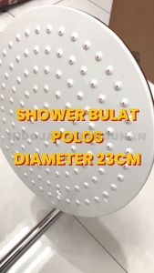 Shower Tiang Column Panas Dingin Putih Stainless Lapis Chrome Abu Abu