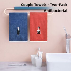 MONLEYTA | Japanese Couple Pure Cotton Towels Absorbent Non-shedding Home Use Face Wash Bathing Special Men Women Full Cotton Towels