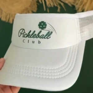 Pickleball Sun Visor Custom Print Mesh Back