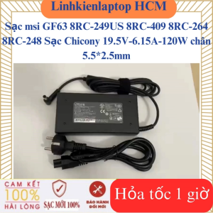 Sạc msi GF63 8RC-249US 8RC-409 8RC-264 8RC-248 Sạc Chicony 19.5V-6.15A-120W chân 5.5*2.5mm