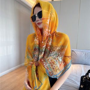 Double Layer Thin Type Sunscreen Hooded Shawl Sunshade Multipurpose All-Matching Silk Scarf Cap Spring and Summer New Arrival Scarf Headcloth Thin