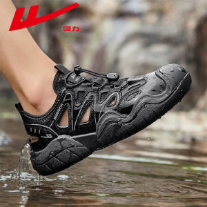 Warrior Mens Sandals Breathable Hollow out Mesh Clog Shoes Outdoor Water Resistant Anti-Slip Summer 2025 Casual Slip-On Shoes