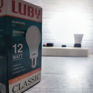 LUBY CLASSIC LAMPU LED BULB 3W 5W 7W 9W 12W 15W 18W 24 WATT CAHAYA PUTIH / KUNING WARM WHITE 3000K / COOL DAYLIGHT 6500K SNI BERGARANSI 1 TAHUN