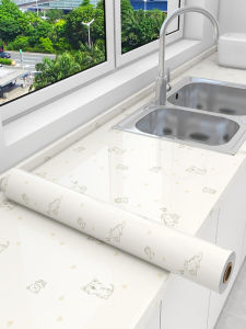 Miếng Dán Tường Nhà Bếp Chịu Nhiệt Dày Chống Dầu Mỡ Chống Thấm Nước Tự Dính Chống Cháy Miếng Dán Tường Bếp Bằng PVC Dày Chống Ẩm