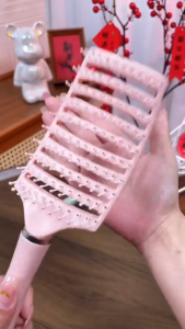 Air Cushion Comb Women Long Hair Airbag Massage Comb Head Large Curved Row Comb Styling Female Home Hair Roots Fluffy