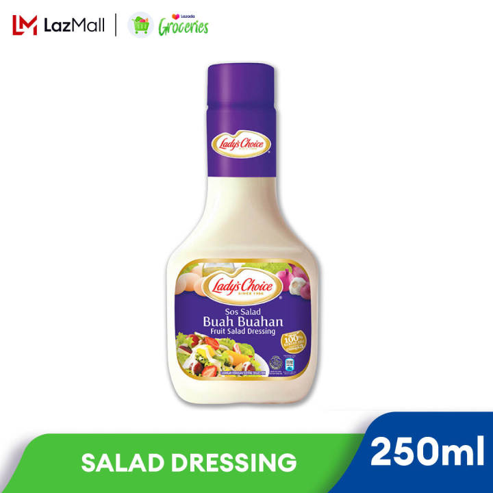 lady's choice dressing Ladys Salad Dressings Fruit 250ml lady's choice mayonnaise ham spread