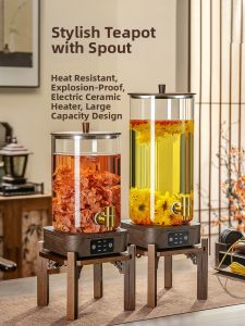 CRISTALGLASS | Heat-Resistant Electric Heating Insulating Glass Teapot Set