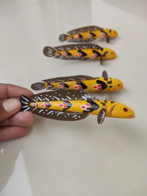 miniatur patung ikan chana gabus ys