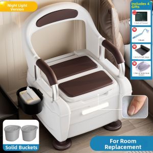 MMZECE | Sturdy Safe Anti-Slip Commode Chair
