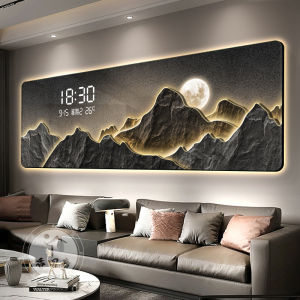 XIANGTUYIN | Luxury Atmosphere LED Digital Clock Wall Hanging Painting