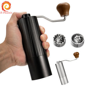 R-Phoenix 25g Capacity Manual Coffee Grinder Portable Coffee Bean Miller Wear-resistant 420CNC Stainless steel Core Aviation Aluminum Body