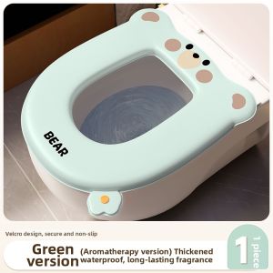 ZEXI | New All-Season Waterproof Thickened Toilet Seat Cover with Fragrance