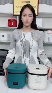 SG【READY STOCK】1.2L Mini Rice Cooker Ceramic liner non-stick pan Rice Cooker Multi-Functional Domestic Electric Cooker Portable electric cooking pot 电饭锅/电饭煲