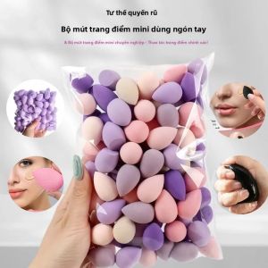 Bọt Biển Mini Dùng Làm Máy Xay Cầm Tay 10/20/30 Cái Không Chứa Latex Dụng Cụ Trang Điểm Dùng Cho Kem & Phấn Quà Tặng Nhỏ Xinh