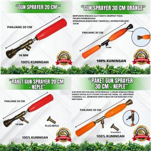 GUN SPRAYER 30 & 20 CM VARIASI (stik sprayer/ stem cuci motor dan mobil)