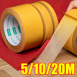 Super Thin Strong Fixation Double Sided Adhesive Tape Heavy Duty Translucent Mesh Waterproof Traceless Powerful Grid Carpet Tape